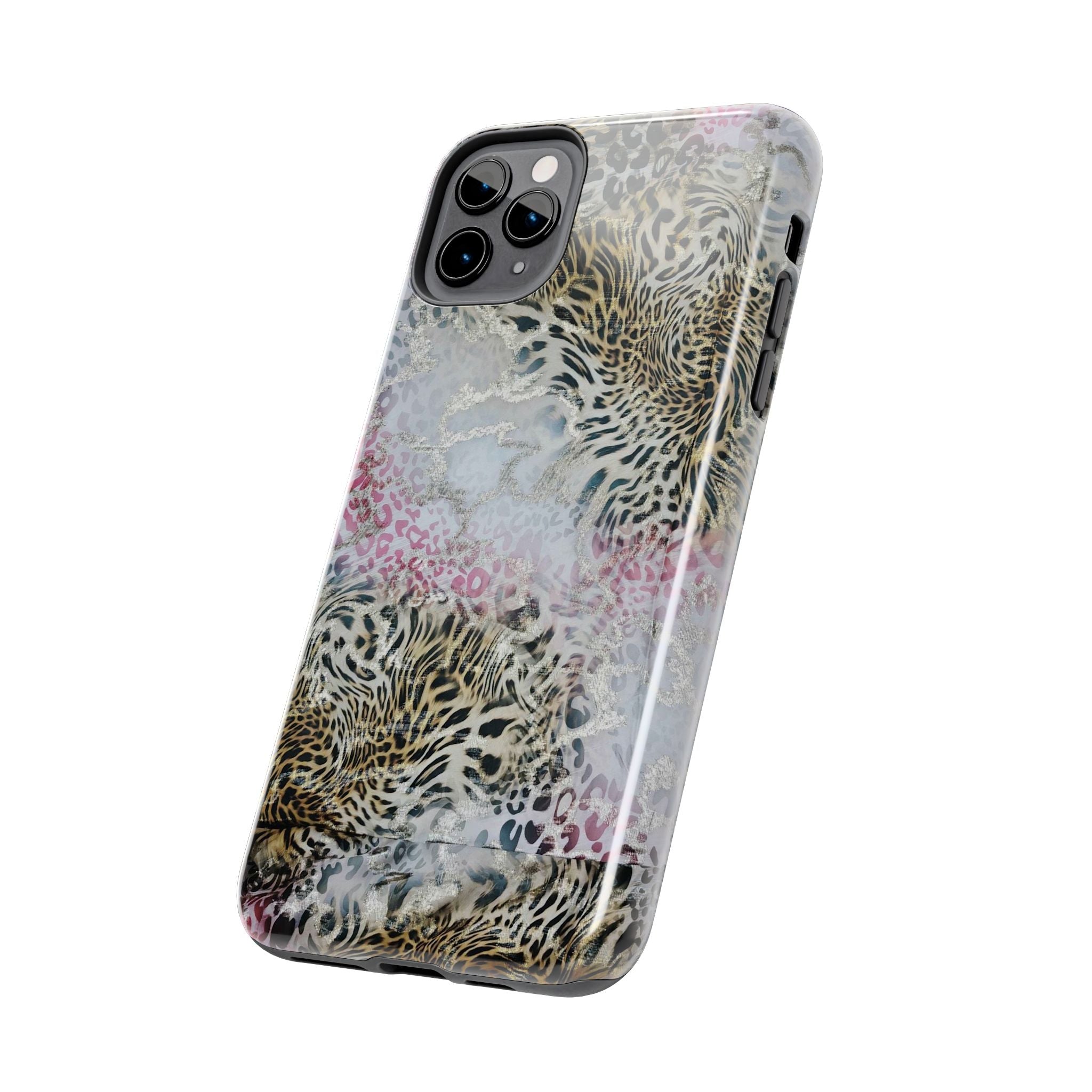 Leopard Watercolor Tough Phone Case