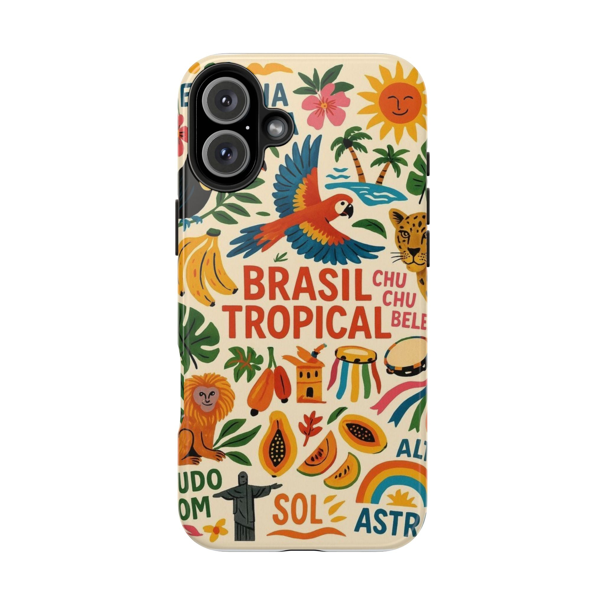 Brasil Tropical Tough Phone Case
