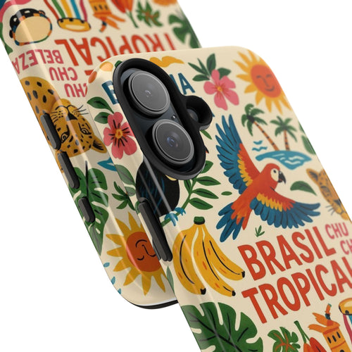 Brasil Tropical Tough Phone Case